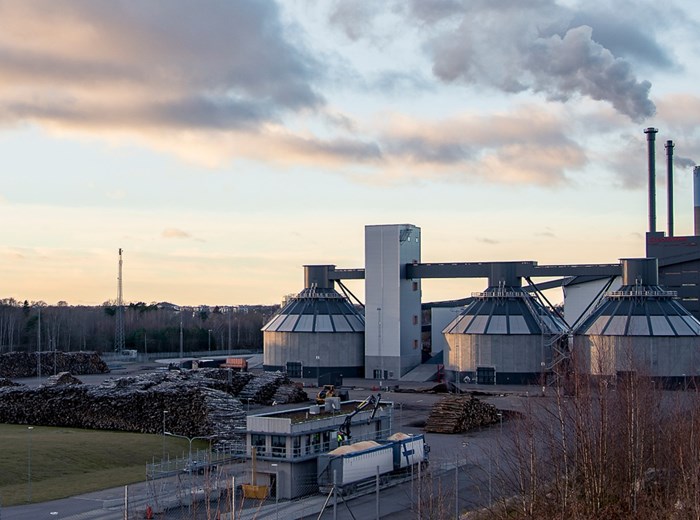 Since 2020, Växjö Energi has been investigating and testing carbon capture technologies at the Sandviksverket. Photo: Jonas Ljungdahl