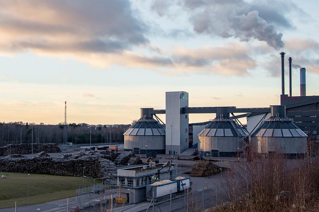 Since 2020, Växjö Energi has been investigating and testing carbon capture technologies at the Sandviksverket. Photo: Jonas Ljungdahl