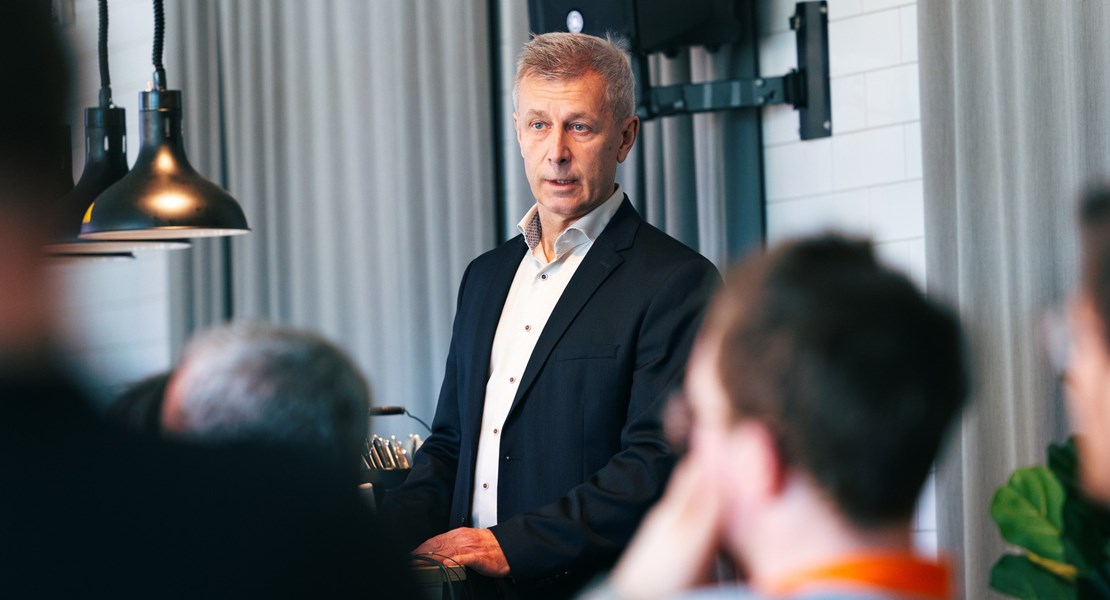 Kundträff med snack om energi, fotboll och framtid